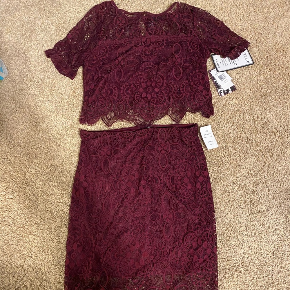 Lace Crop Dress